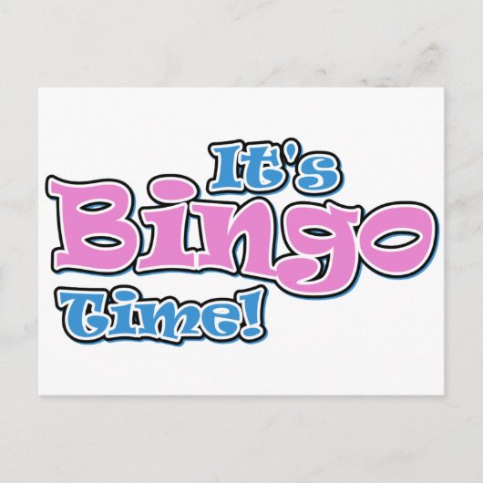 Carte Postale C'est Bingo TIme (Devant)
