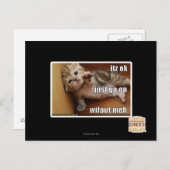 Carte Postale C'est bon, continue sans moi (Devant / Derrière)