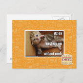 Carte Postale C'est bon, continue sans moi (Devant / Derrière)