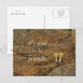 Carte Postale C'est bon d'être ami (Devant / Derrière)