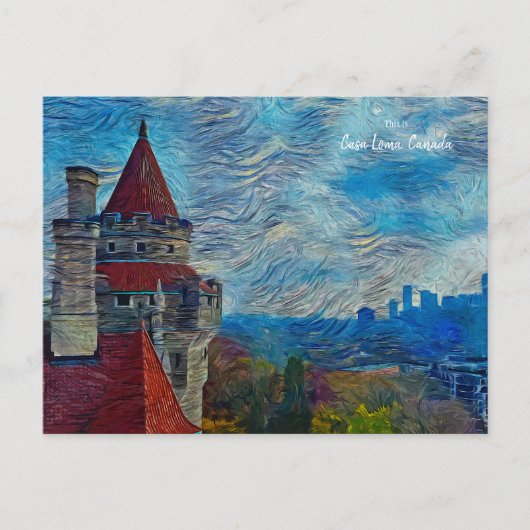 Carte Postale C'est Casa Loma, Toronto, Canada  (Devant)
