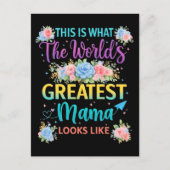 Carte Postale C'est ce que la plus grande maman du monde  (Devant)