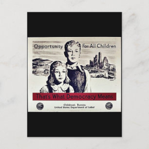 Carte Postale C'est ce que veut dire la démocratie