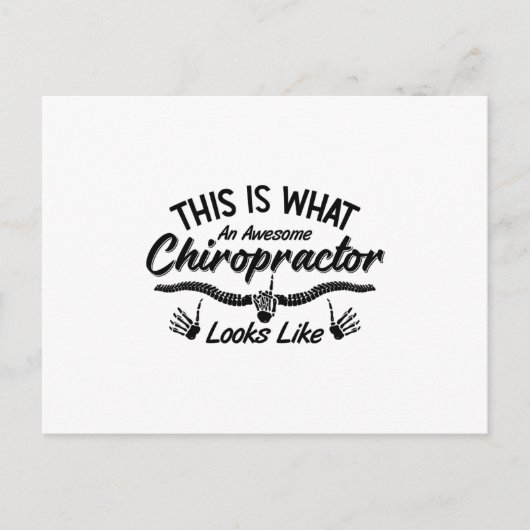 Carte Postale C'Est Ce Qu'Une Spine Chiro Chiropracteur Magnifiq (Devant)