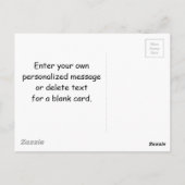 Carte Postale C'est comme ça que je fais rouler le petit pain à (Dos)