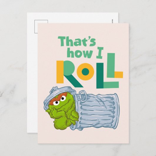 Carte Postale C'est comme ça que je roule (Devant / Derrière)
