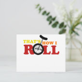 Carte Postale C'est comme ça que je roule (Debout devant)