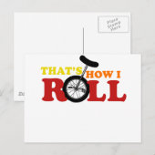 Carte Postale C'est comme ça que je roule (Devant / Derrière)