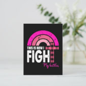 Carte Postale C'Est Comment Je Combattre Mes Batailles Cancer Du (Debout devant)