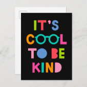 Carte Postale C'est Cool d'être gentil (Devant / Derrière)
