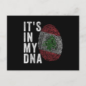 Carte Postale C'est dans mon ADN - drapeau du Liban (Devant)