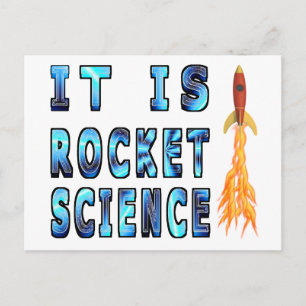 Carte Postale C'est de la science des fusées