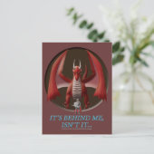 Carte Postale C'est Derrière moi (Debout devant)