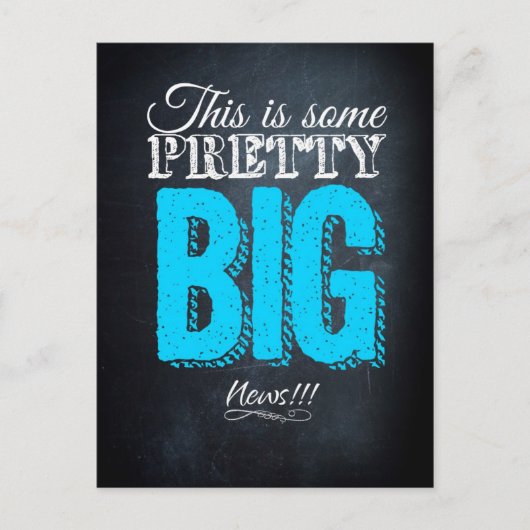 Carte Postale C'est des nouvelles assez importantes (Devant)