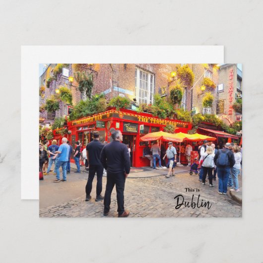 Carte Postale C'est Dublin-Irlande (Devant / Derrière)