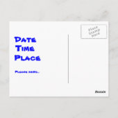 Carte Postale C'est Game Night (Dos)