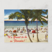 Carte Postale C'est génial d'être en Floride (Devant)