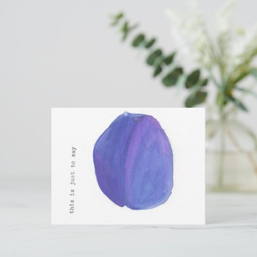 Carte Postale C'est juste pour dire... (William Carlos Williams) (Debout devant)