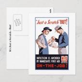 Carte Postale C'est juste un Scratch - Mais ! (Devant / Derrière)