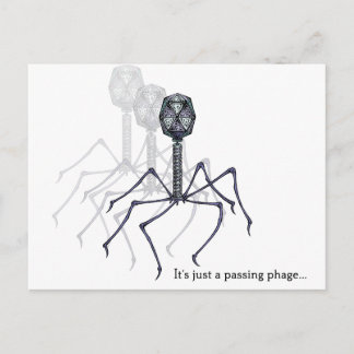 Carte Postale C'est juste une phage...