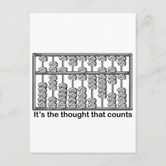 Carte Postale C'est la pensée qui compte (Devant)