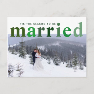 Carte Postale C'Est La Saison D'Être Marié Mariage Photo