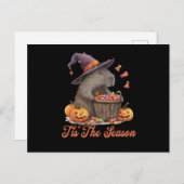 Carte Postale C'Est La Saison Halloween Capybara (Devant / Derrière)