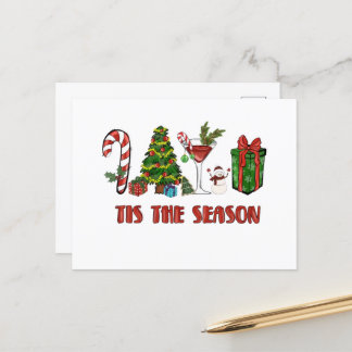 Carte Postale C'est la saison Joyeux Noël