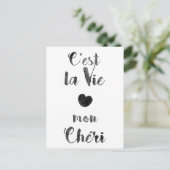 Carte postale C'est la Vie mon Chéri (Debout devant)