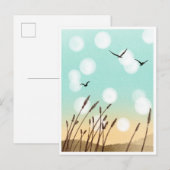 Carte Postale C'est la vie sur la plage (Devant / Derrière)