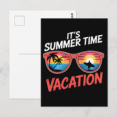 Carte Postale C'est l'ambiance des vacances d'été (Devant / Derrière)