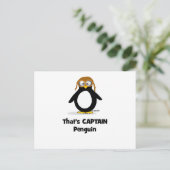 Carte Postale C'est le capitaine Penguin (Debout devant)