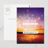 Carte Postale C'est le jour que le seigneur a fait... (Devant / Derrière)