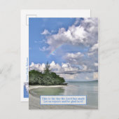 CARTE POSTALE C'EST LE JOUR QUE L'ÉTERNEL A FAIT (Devant / Derrière)