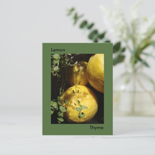 Carte Postale C'est Lemon Thyme. (Debout devant)