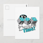 Carte Postale C'est l'heure de Bunco ! (Devant / Derrière)