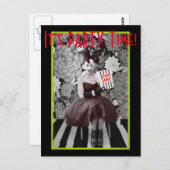 Carte Postale C'est l'heure de la fête ! (Devant / Derrière)