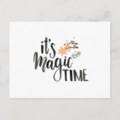 Carte Postale C'est l'heure de la magie (Devant)