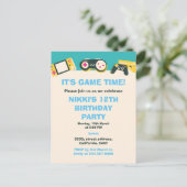 Carte Postale C'est l'heure du jeu Enfants Anniversaire de jeu v (Debout devant)