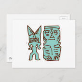 Carte Postale C'est l'heure du Tiki ! (Devant / Derrière)