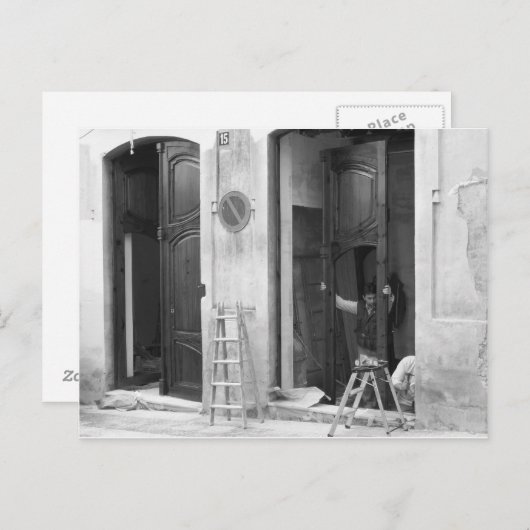 Carte Postale C'est lourd. (Devant / Derrière)