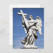 Carte Postale C'est l'une des statues d'anges de la célèbre (Devant / Derrière)