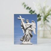 Carte Postale C'est l'une des statues d'anges de la célèbre (Debout devant)