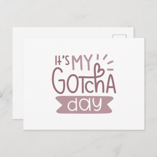 Carte Postale C'est ma gotcha (Devant / Derrière)