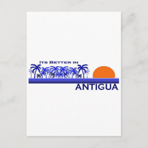 Carte Postale C'est mieux à Antigua