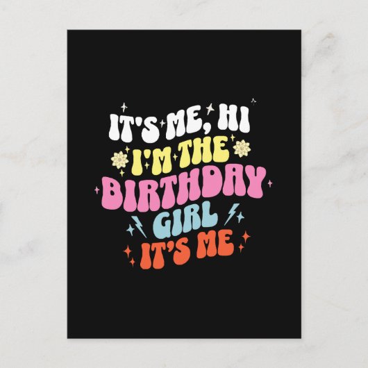 Carte Postale C'Est Moi Filles Fête Anniversaire (Devant)