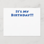 Carte Postale C'est mon anniversaire ! (Devant)