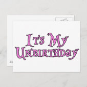 Carte Postale C'est mon anniversaire (Devant / Derrière)