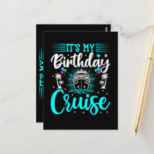Carte Postale C'est mon anniversaire de croisière - Anniversaire