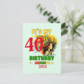 Carte Postale C'est mon anniversaire Fête de fille en Jamaïque V (Debout devant)